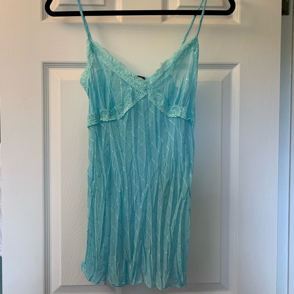 Sheer Blue Top - Picture 1 of 5